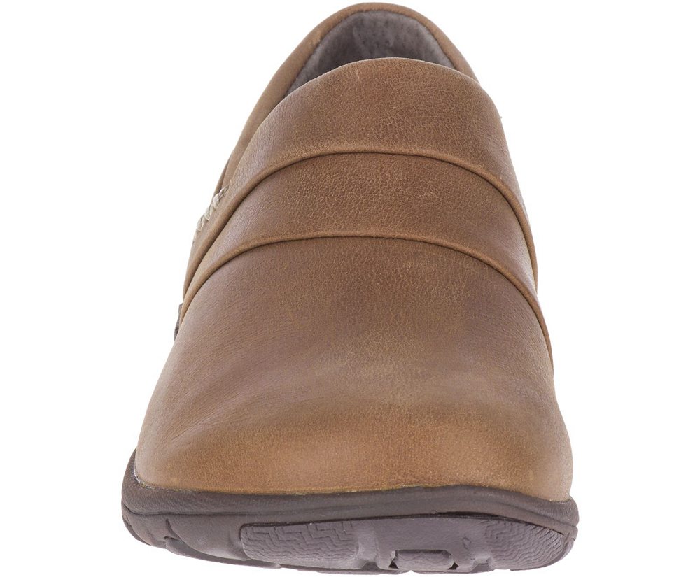 Merrell Slip Ons Damskie Brązowe - Dassie Stitch - 437862-EYP